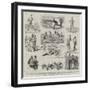 Australia Versus England at Lord'S, 21, 22, and 23 July 1884-Sydney Prior Hall-Framed Giclee Print