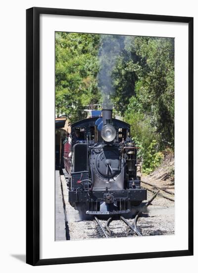 Australia, Victoria, Belgrave, Puffing Billy Steam Train-Walter Bibikow-Framed Photographic Print