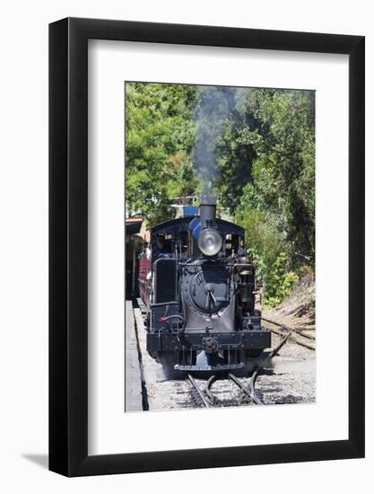 Australia, Victoria, Belgrave, Puffing Billy Steam Train-Walter Bibikow-Framed Photographic Print