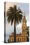 Australia, Victoria, Bendigo, Town Hall Tower, Late Afternoon-Walter Bibikow-Stretched Canvas