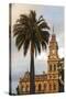 Australia, Victoria, Bendigo, Town Hall Tower, Late Afternoon-Walter Bibikow-Stretched Canvas