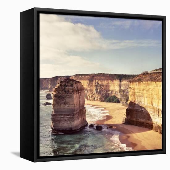 Australia, Victoria, Great Ocean Road, Port Campbell National Park, the Twelve Apostles-Staskulesh-Framed Stretched Canvas