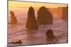 Australia, Victoria, Great Ocean Road, Twelve Apostles at Sunset-moodboard-Mounted Photographic Print