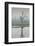 Australia, Victoria, Huon, Lake Hume with Forest Fire Smoke-Walter Bibikow-Framed Photographic Print