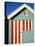 Australia, Victoria, Melbourne; Colourful Beach Hut at Brighton Beach-Andrew Watson-Stretched Canvas