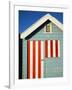 Australia, Victoria, Melbourne; Colourful Beach Hut at Brighton Beach-Andrew Watson-Framed Photographic Print