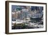 Australia, Victoria, Melbourne, Federation Square, Elevated View-Walter Bibikow-Framed Photographic Print