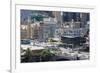 Australia, Victoria, Melbourne, Federation Square, Elevated View-Walter Bibikow-Framed Photographic Print