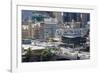 Australia, Victoria, Melbourne, Federation Square, Elevated View-Walter Bibikow-Framed Photographic Print