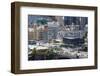 Australia, Victoria, Melbourne, Federation Square, Elevated View-Walter Bibikow-Framed Photographic Print
