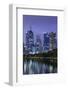 Australia, Victoria, Melbourne, Skyline Along Yarra River, Dawn-Walter Bibikow-Framed Photographic Print