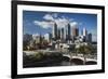 Australia, Victoria, Melbourne, Skyline, Yarra River, Princess Bridge-Walter Bibikow-Framed Photographic Print