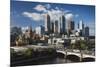 Australia, Victoria, Melbourne, Skyline, Yarra River, Princess Bridge-Walter Bibikow-Mounted Photographic Print