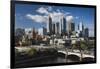 Australia, Victoria, Melbourne, Skyline, Yarra River, Princess Bridge-Walter Bibikow-Framed Photographic Print