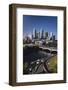 Australia, Victoria, Melbourne, Skyline, Yarra River, Princess Bridge-Walter Bibikow-Framed Photographic Print