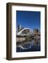 Australia, Victoria, Melbourne, Yarra River Footbridge and Skyline-Walter Bibikow-Framed Photographic Print