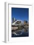 Australia, Victoria, Melbourne, Yarra River Footbridge and Skyline-Walter Bibikow-Framed Photographic Print