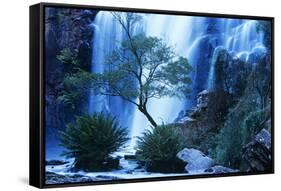 Australia Waterfall in Forest-Nosnibor137-Framed Stretched Canvas