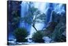 Australia Waterfall in Forest-Nosnibor137-Stretched Canvas