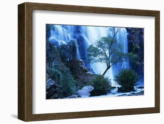 Australia Waterfall in Forest-Nosnibor137-Framed Photographic Print