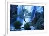 Australia Waterfall in Forest-Nosnibor137-Framed Photographic Print