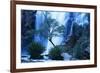 Australia Waterfall in Forest-Nosnibor137-Framed Photographic Print