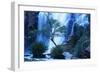 Australia Waterfall in Forest-Nosnibor137-Framed Photographic Print