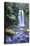 Australia Waterfall in the Otway National Park-null-Stretched Canvas