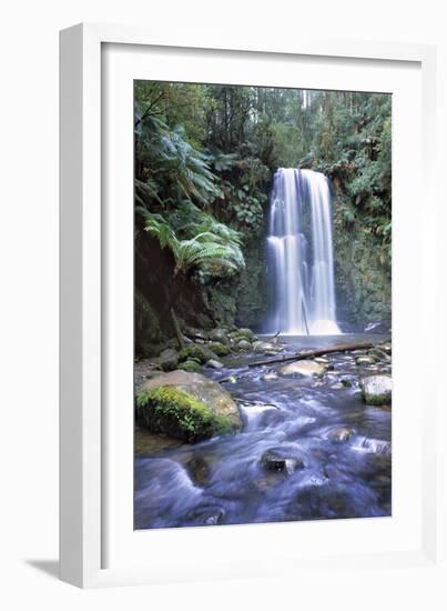 Australia Waterfall in the Otway National Park-null-Framed Photographic Print