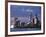 Australia, Western Australia, Perth; the Swan River and City Skyline at Dusk-Andrew Watson-Framed Photographic Print