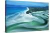 Australia Whitehaven Beach, Whitsunday Island-null-Stretched Canvas