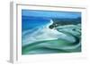 Australia Whitehaven Beach, Whitsunday Island-null-Framed Premium Photographic Print