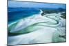 Australia Whitsunday Island Hill Inlet, Whitehaven Beach-null-Mounted Photographic Print