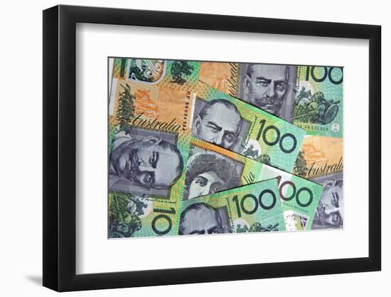 Australian 100 Dollar Bills-Neale Cousland-Framed Premium Photographic Print