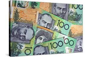 Australian 100 Dollar Bills-Neale Cousland-Stretched Canvas