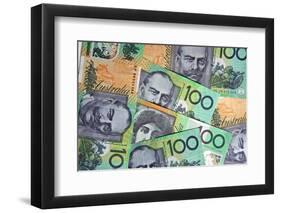 Australian 100 Dollar Bills-Neale Cousland-Framed Photographic Print