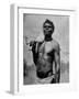 Australian Aborigine Holding a Freshly Killed Animal Used as a Food Source-Fritz Goro-Framed Photographic Print