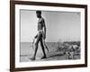 Australian Aborigine Man Bringing Back Two Monitor Lizards Known as Goannas to His Clan-Fritz Goro-Framed Photographic Print