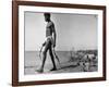 Australian Aborigine Man Bringing Back Two Monitor Lizards Known as Goannas to His Clan-Fritz Goro-Framed Photographic Print