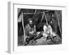 Australian Aborigines, 1886-Edouard Riou-Framed Giclee Print