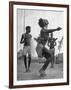 Australian Aborigines Dancing with a Child Watching in the Background-Fritz Goro-Framed Photographic Print