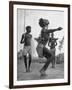 Australian Aborigines Dancing with a Child Watching in the Background-Fritz Goro-Framed Photographic Print