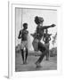 Australian Aborigines Dancing with a Child Watching in the Background-Fritz Goro-Framed Photographic Print