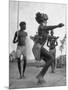 Australian Aborigines Dancing with a Child Watching in the Background-Fritz Goro-Mounted Photographic Print