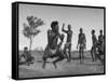 Australian Aborigines Filled with the Spirit of the Kangaroo, Dancing to Honor the Sacred Marsupial-Fritz Goro-Framed Stretched Canvas