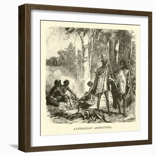 Australian Aborigines-null-Framed Giclee Print