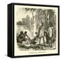 Australian Aborigines-null-Framed Stretched Canvas