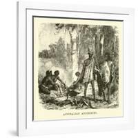 Australian Aborigines-null-Framed Giclee Print