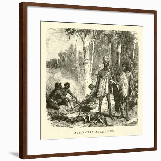 Australian Aborigines-null-Framed Giclee Print