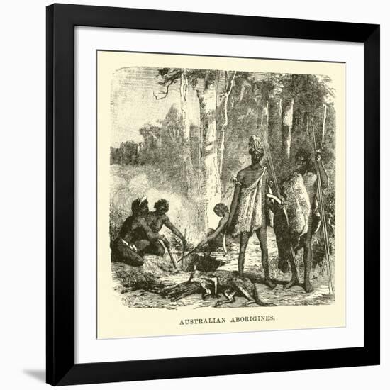 Australian Aborigines-null-Framed Giclee Print